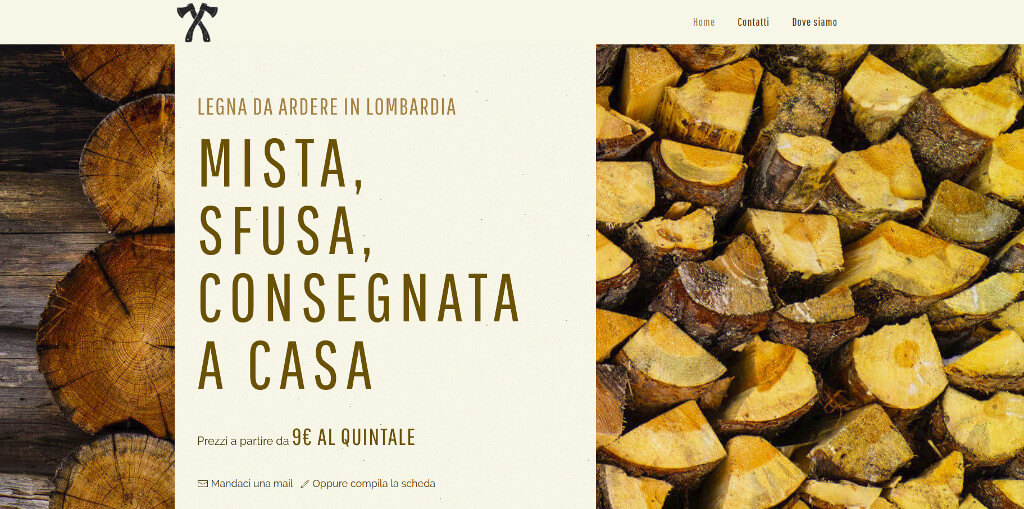 Home page del sito Azienda Agricola F.Gp.